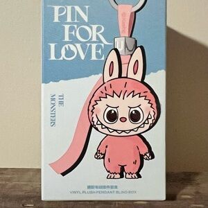 Labubu THE MONSTERS Pin for Love Series-Vinyl Plush Pendant Blind Box (A-M)